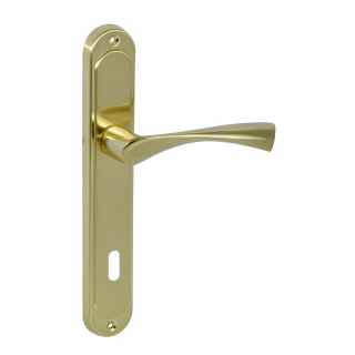 Classico HC Satin-gold - szatén arany színű beltéri ajtókilincs #1