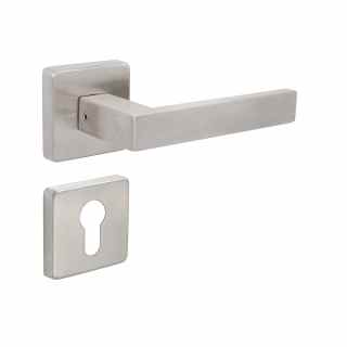 CUBO L alakú INOX ajtókilincs (3 év garancia, DIN EN 1906 szabványos) #3