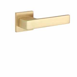 NOVO - szatén arany négyzet rozettás modern kilincs #4