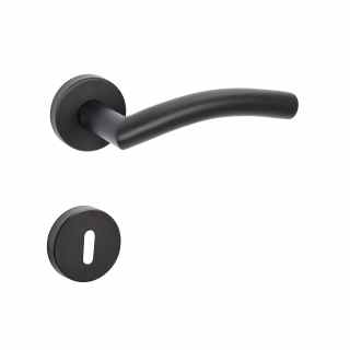 Vivo Pro - Matt fekete íves ajtókilincs #1