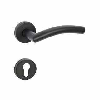 Vivo Pro - Matt fekete íves ajtókilincs #3