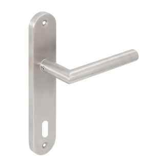 Rozsdamentes L alakú hosszú címes kilincs #1