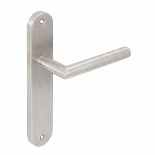 Rozsdamentes L alakú hosszú címes kilincs #10