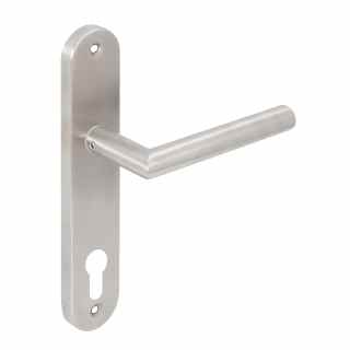 Rozsdamentes L alakú hosszú címes kilincs #3