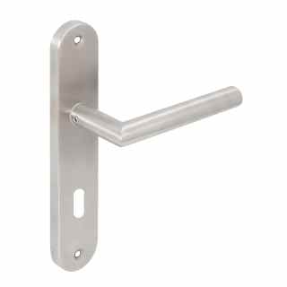 Rozsdamentes L alakú hosszú címes kilincs #7